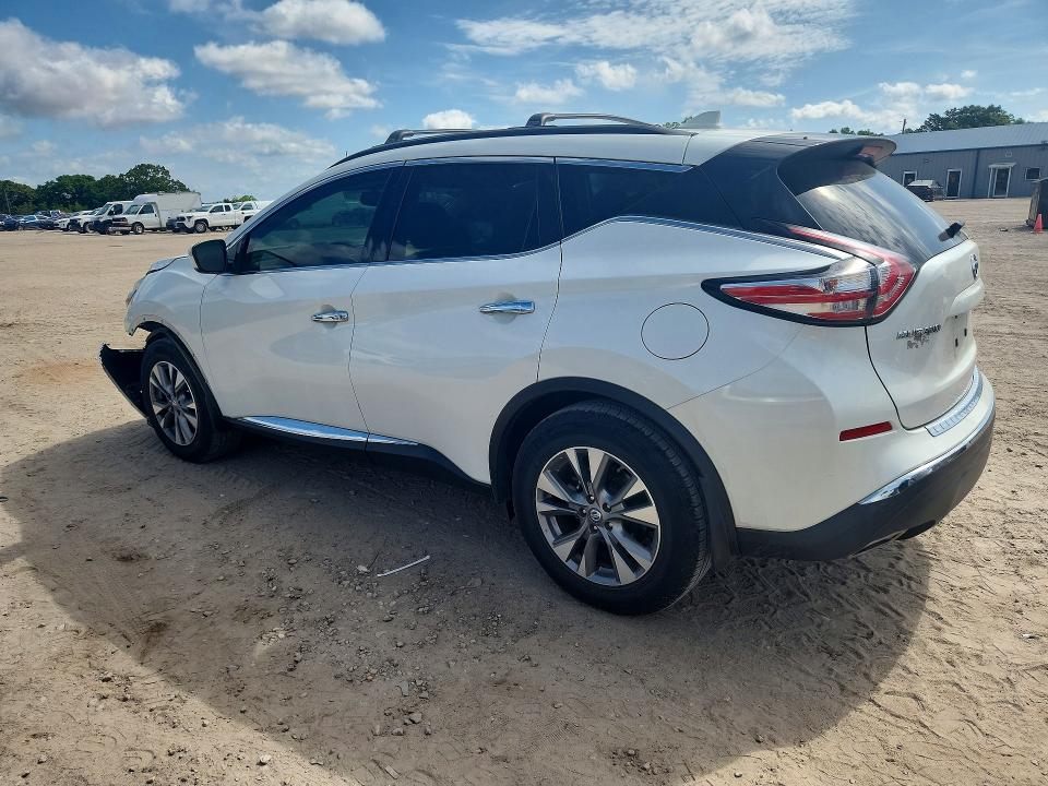 2018 Nissan Murano VIN 5N1AZ2MG0JN161638 COPART salvage auction — FRONT END, Al - Cert Of Title-Salvage Title, sold $1,600 on 2026-07-02 (photo 2)