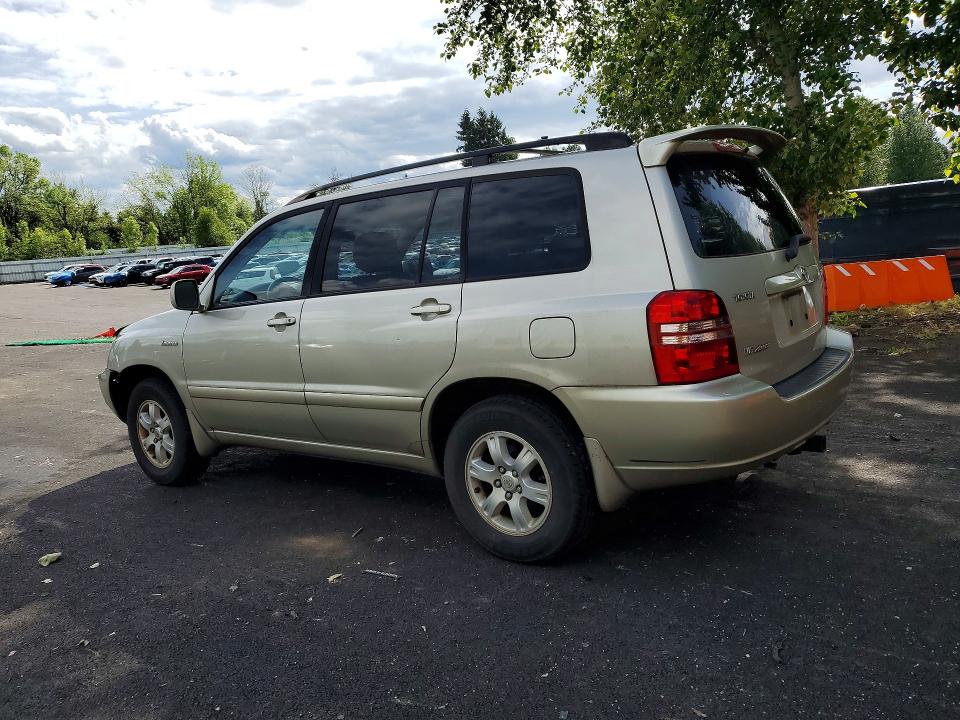 2002 Toyota Highlander VIN JTEHF21A920069515 COPART salvage auction — FRONT END, Or - Salvage Title Certificate, sold $600 on 2026-07-29 (photo 2)
