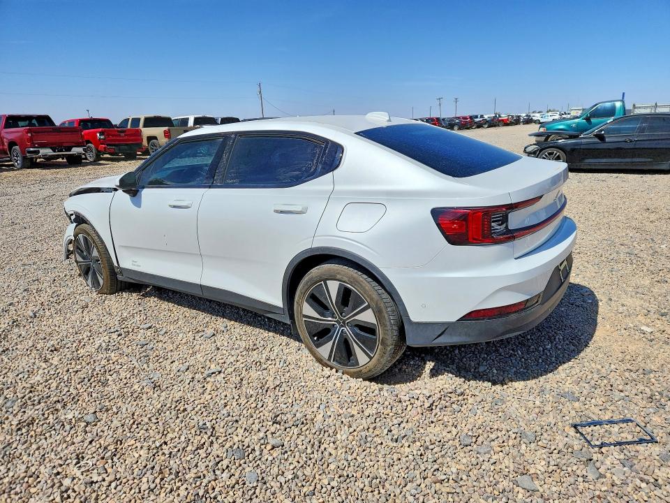 2024 Polestar 2 VIN YSMFE3KA3RL238766 COPART salvage auction — FRONT END, Tx - Salvage Vehicle Title, sold $9,000 on 2026-08-11 (photo 2)