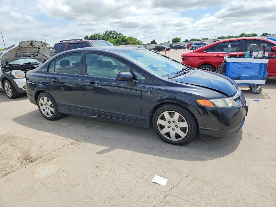2008 Honda Civic VIN 1HGFA16508L097342 COPART salvage auction — REAR END, Tx - Salvage Vehicle Title, sold $800 on 2026-07-02 (photo 4)