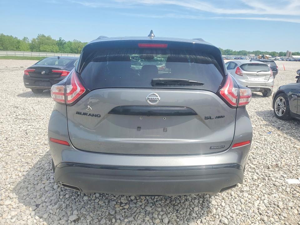 2018 Nissan Murano VIN 5N1AZ2MH0JN148400 COPART salvage auction — FRONT END, Mi - Certificate Of Title, sold $4,900 on 2026-07-09 (photo 6)