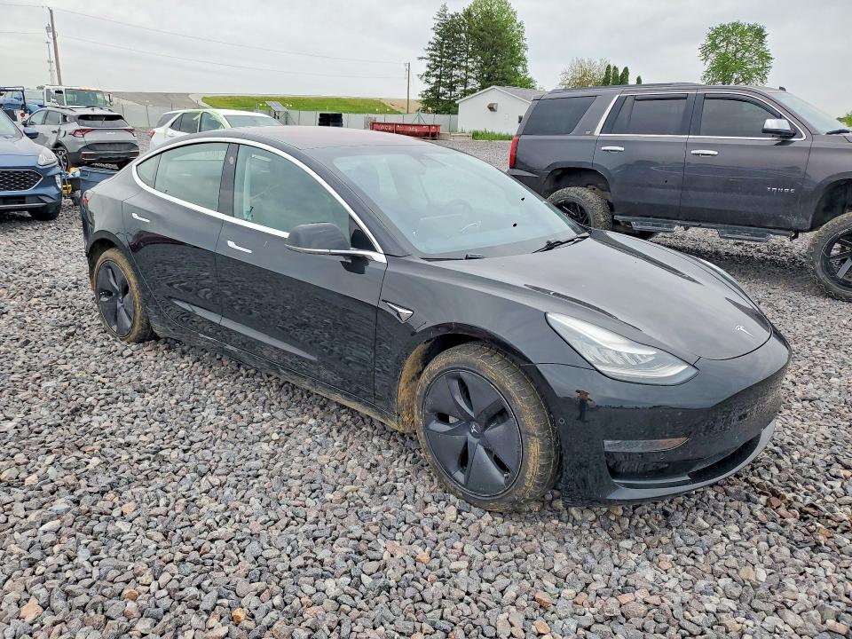 2018 Tesla VIN 5YJ3E1EB3JF183704 COPART salvage auction — REAR END, In - Cert Of Title-Salvage Title, sold $6,700 on 2026-07-14 (photo 4)