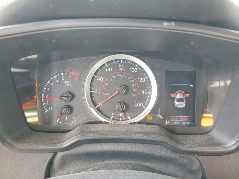 2020 Toyota Corolla VIN JTDS4RCE6LJ038579 COPART salvage auction — FRONT END, Ca - Salvage Certificate, sold $3,650 on 2026-07-13 (photo 9)