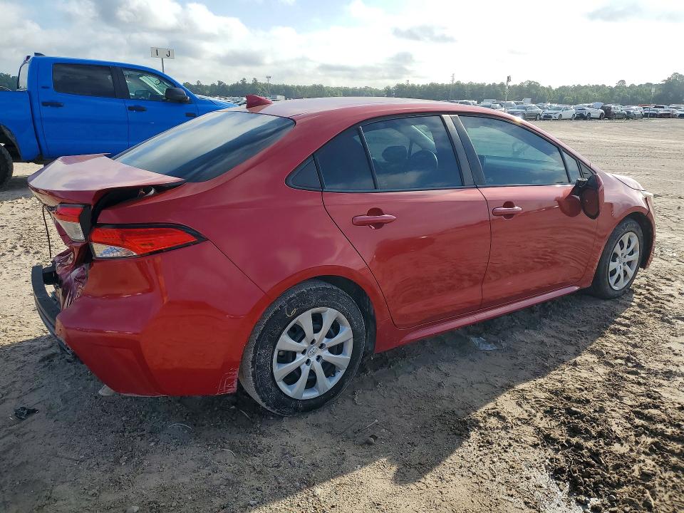 2020 Toyota VIN 5YFEPRAE5LP104798 COPART salvage auction — REAR END, TX - SALVAGE VEHICLE TITLE (P), sold $1,650 on 2026-07-24 (photo 3)