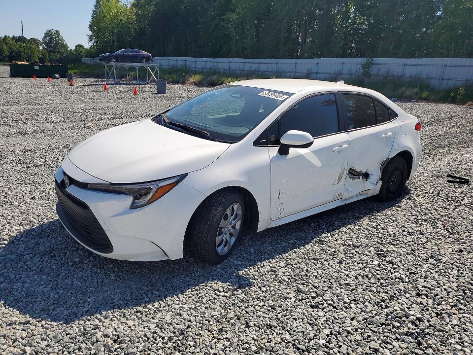 2025 Toyota Corolla VIN JTDBCMFE0S3099804 COPART salvage auction — SIDE, Nc - Salvage Certificate Of Title, sold $9,400 on 2026-07-08 (photo 1)