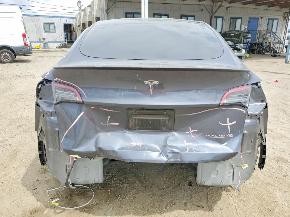 2023 Tesla VIN 7SAYGDEF0PF888413 COPART salvage auction — REAR END, Ca - Salvage Certificate, sold $10,500 on 2026-07-09 (photo 6)