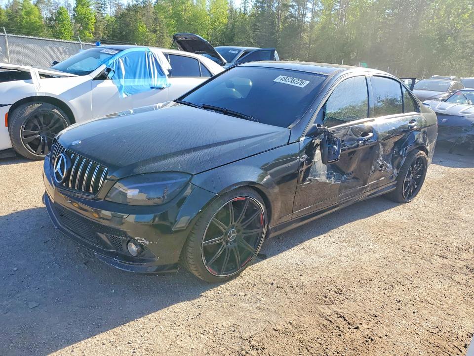 2008 Mercedes-benz C class VIN WDDGF81X18F191062 COPART salvage auction — SIDE, On - Permit Salvage, sold $500 on 2026-07-23 (photo 1)