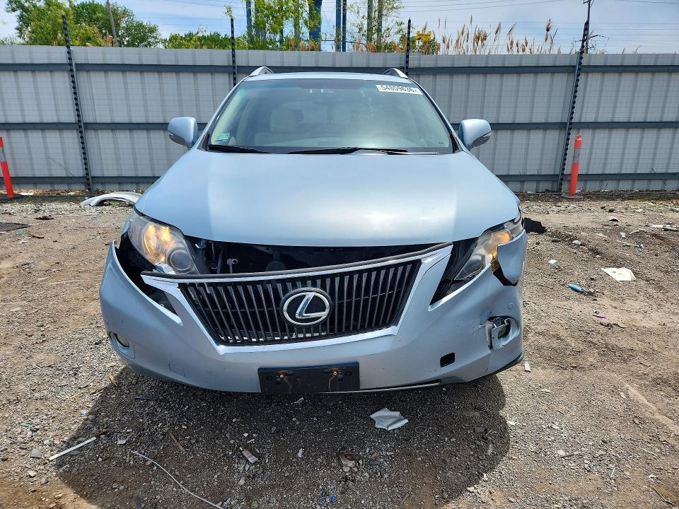 2010 Lexus Rx 350 VIN 2T2BK1BAXAC067058 COPART salvage auction — FRONT END, IL - SALVAGE CERTIFICATE, sold $4,950 on 2026-07-10 (photo 5)