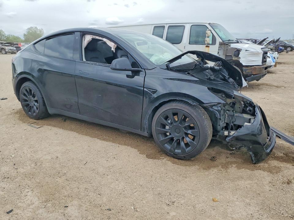 2022 Tesla Model y VIN 7SAYGDEEXNF320786 COPART salvage auction — FRONT END, Il - Salvage Certificate, sold $675 on 2026-07-28 (photo 4)