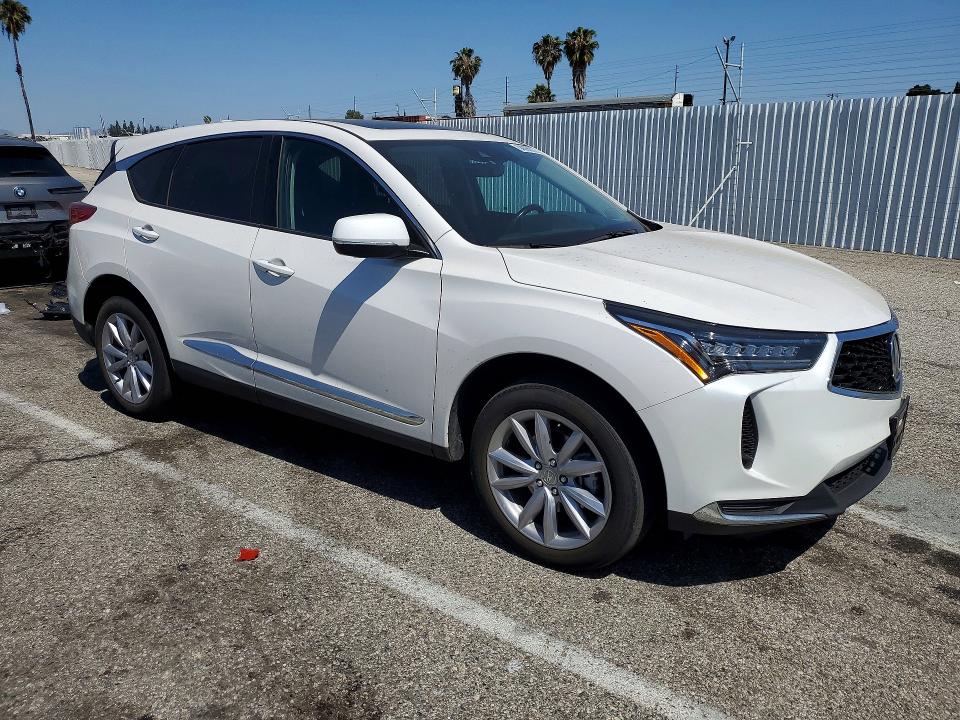 2024 Acura Rdx VIN 5J8TC2H34RL035605 COPART salvage auction — REAR END, Ca - Salvage Certificate, sold $7,300 on 2026-07-24 (photo 4)
