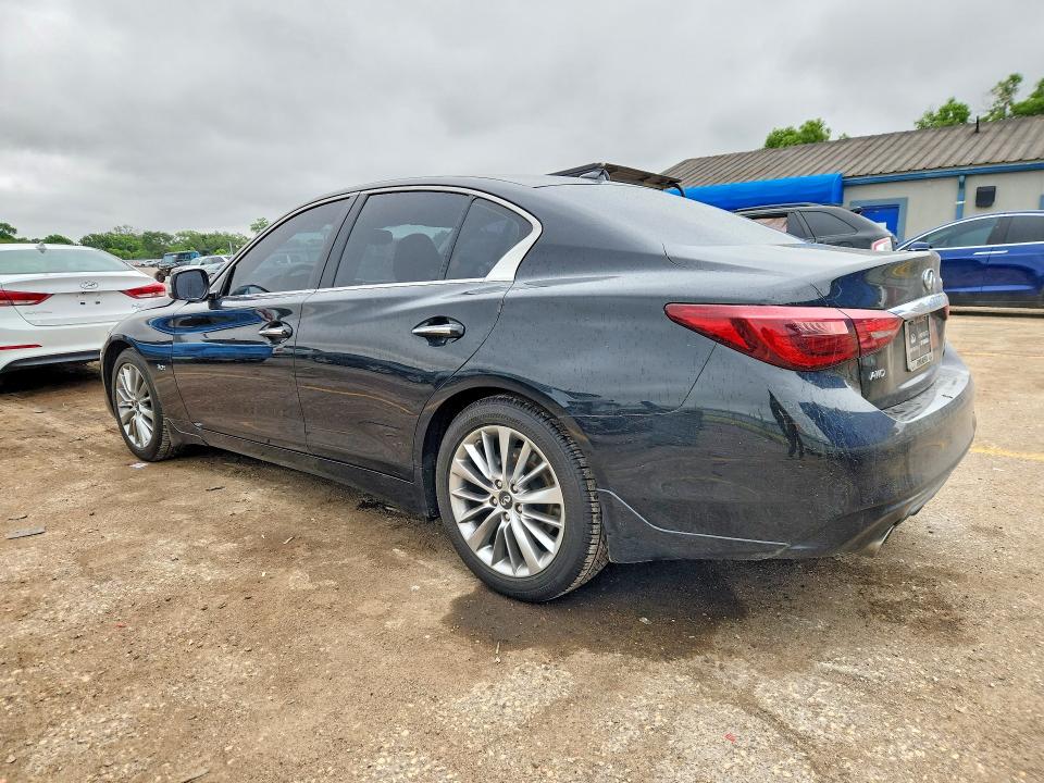 2018 Infiniti Q50 VIN JN1EV7ARXJM445503 COPART salvage auction — FRONT END, Id - Salvage Certificate Of Title, sold $4,150 on 2026-07-22 (photo 2)
