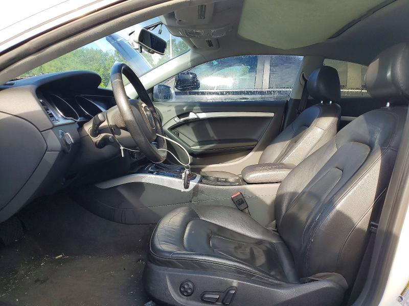 2012 Audi A5 VIN WAULFAFR3CA037496 COPART salvage auction — FRONT END, Wv - Certificate Of Title, sold $1,500 on 2026-07-09 (photo 7)