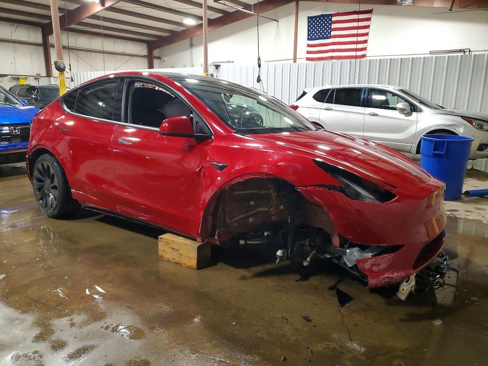 2023 Tesla Model Y VIN 7SAYGDEF5PF668104 COPART salvage auction — Front End, PA - CERTIFICATE OF SALVAGE, sold $6,800 on 2026-06-23 (photo 4)