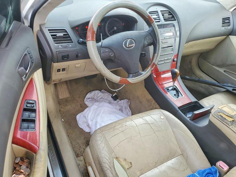 2007 Lexus Es 350 VIN JTHBJ46G472037552 COPART salvage auction — FRONT END, Ga - Cert Of Ttl-Slvg Manufctr Bybk, sold $700 on 2026-07-06 (photo 8)