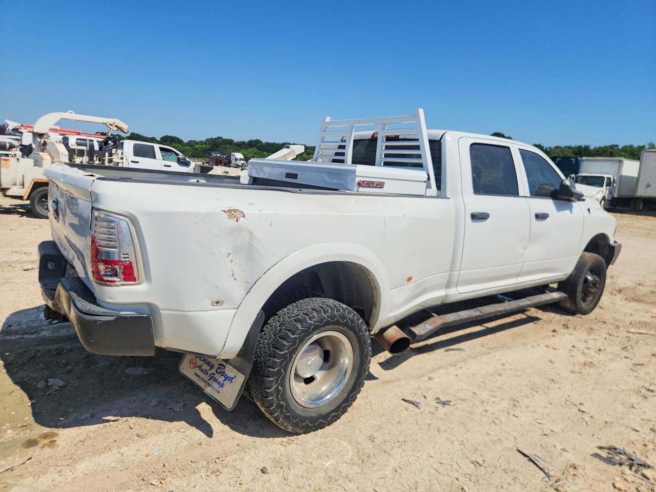 2014 Ram 3500 VIN 3C63RRGJ6EG255820 COPART salvage auction — Front End, TX - CERTIFICATE OF TITLE (P), sold $3,800 on 2026-07-03 (photo 3)