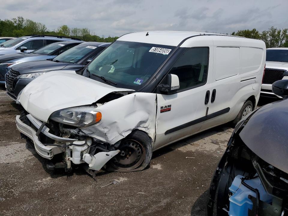 2020 Ram Promaster city VIN ZFBHRFBB9L6P19102 COPART salvage auction — FRONT END, Va - Cert Of Title - Salvage, sold $625 on 2026-07-08 (photo 1)