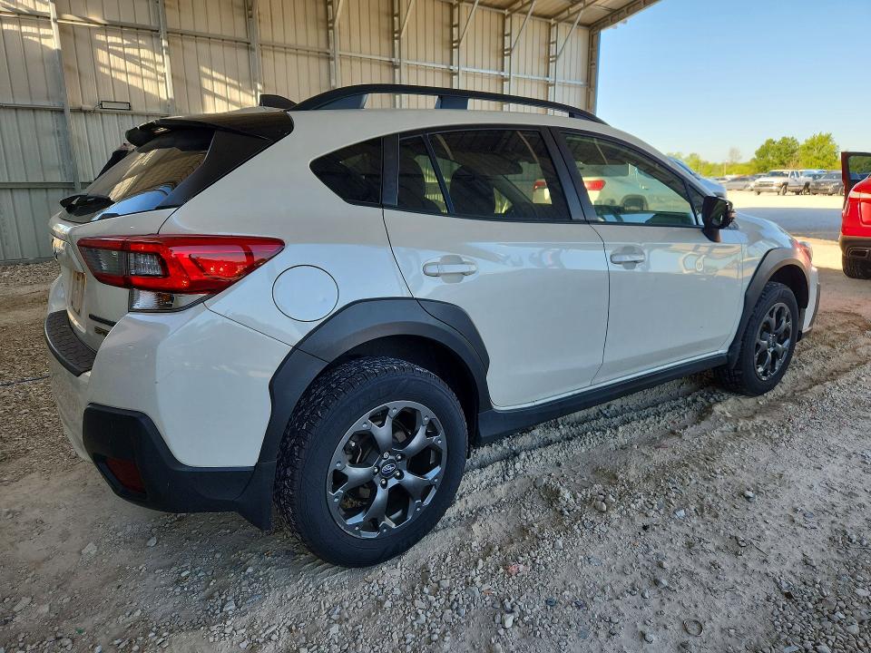 2022 Subaru Xv VIN JF2GTHSC0NH213326 COPART salvage auction — HAIL, Salvage Title, sold $800 on 2026-07-21 (photo 3)