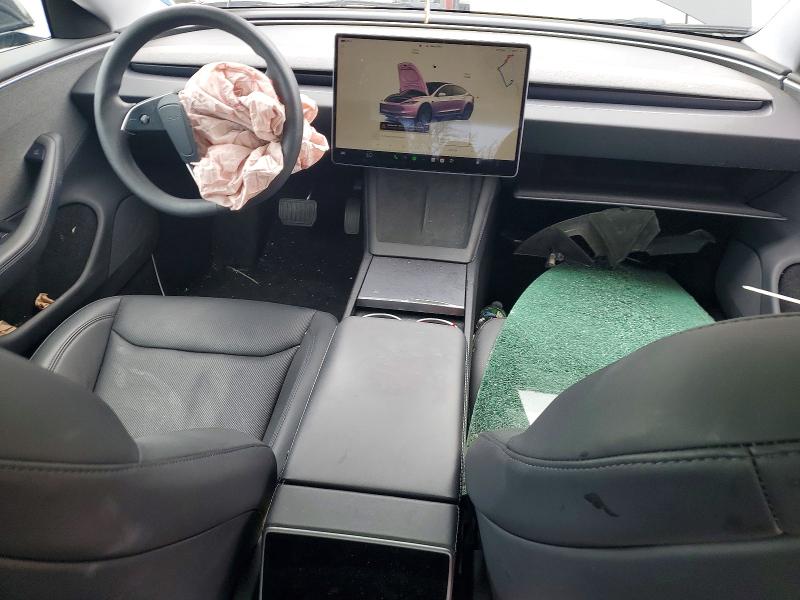2024 Tesla Model 3 VIN 5YJ3E1EA3RF772805 COPART salvage auction — FRONT END, NY - MV-907A SALVAGE CERTIFICATE, sold $8,000 on 2026-07-27 (photo 8)
