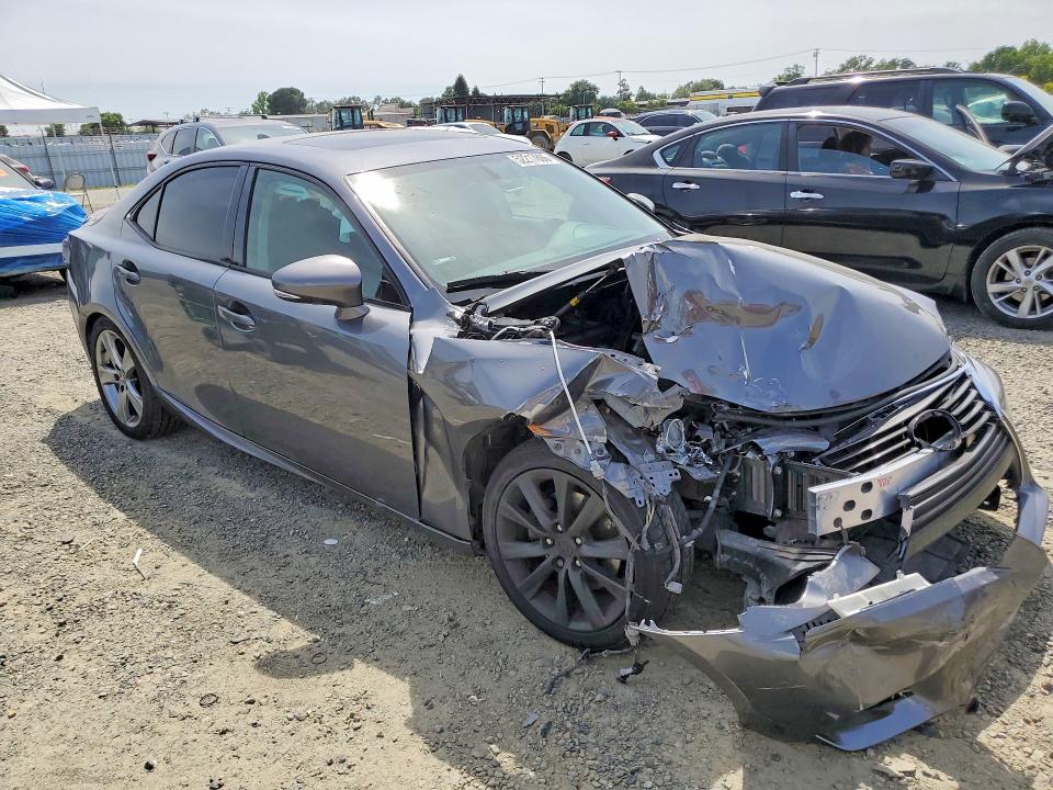 2015 Lexus Is VIN JTHBF1D22F5063880 COPART salvage auction — FRONT END, Ca - Salvage Certificate, sold $750 on 2026-07-02 (photo 4)