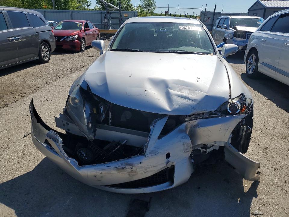 2011 Lexus Is VIN JTHCF5C27B5049285 COPART salvage auction — FRONT END, Il - Salvage Certificate, sold $725 on 2026-07-06 (photo 5)
