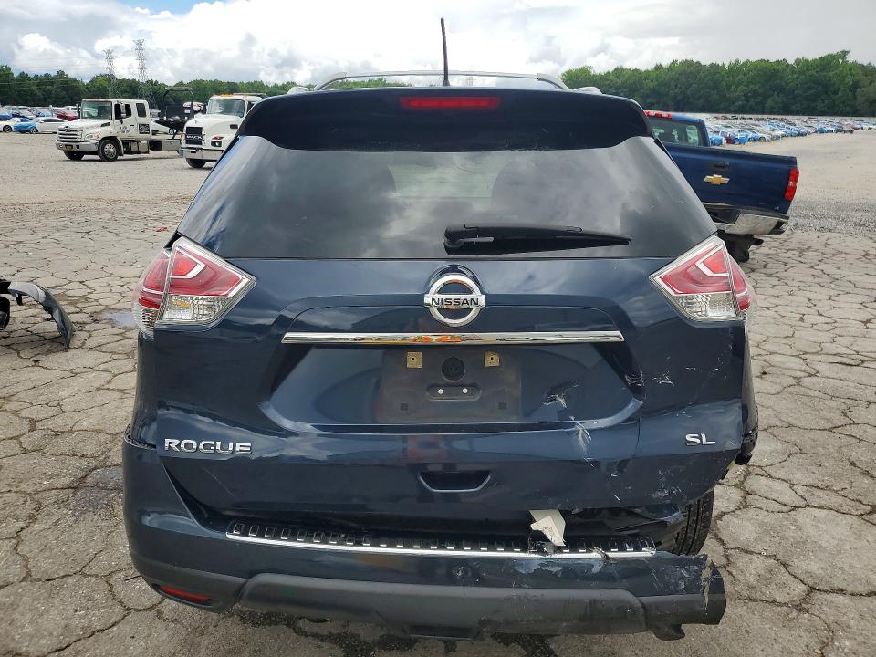 2015 Nissan Rogue VIN 5N1AT2MT6FC875663 COPART salvage auction — REAR END, Tn - Salvage Certificate, sold $450 on 2026-07-03 (photo 6)