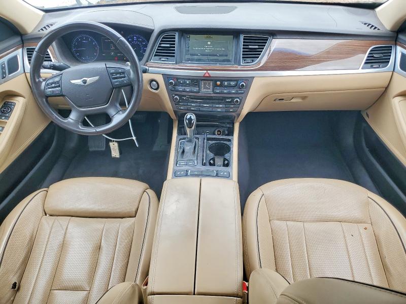 2015 Hyundai Genesis VIN KMHGN4JE9FU094779 COPART salvage auction — FRONT END, Nc - Salvage Certificate Of Title, sold $4,000 on 2026-07-10 (photo 8)