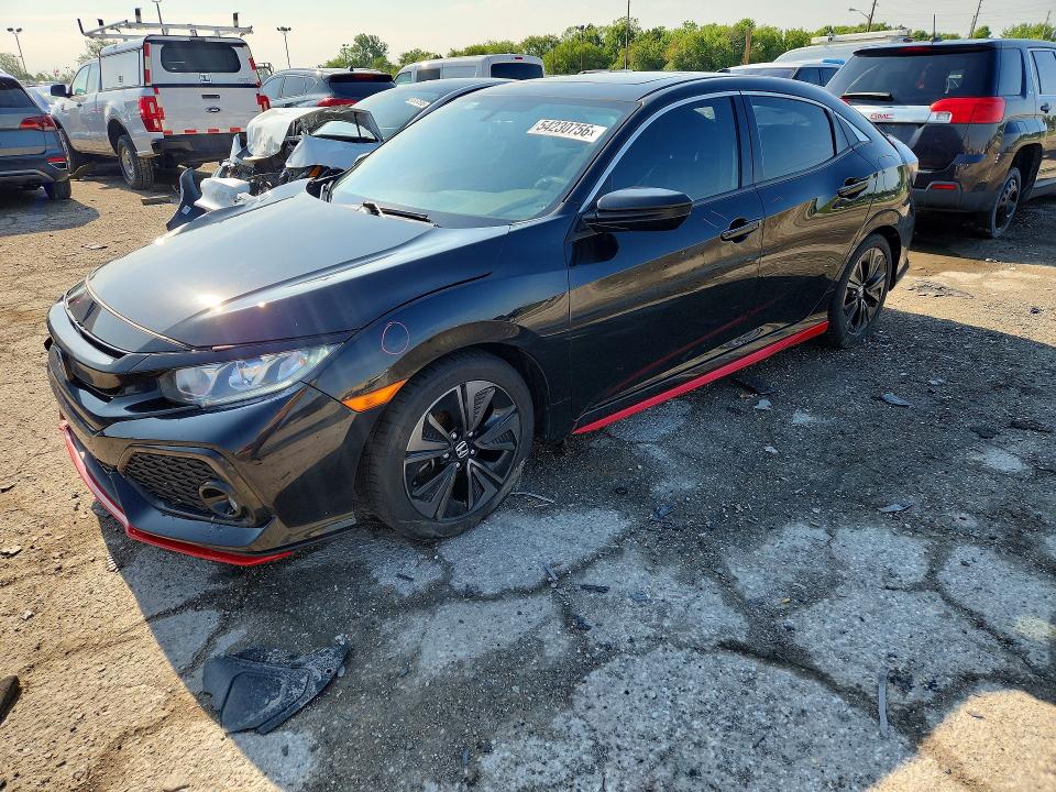 2017 Honda Civic VIN SHHFK7H79HU200949 COPART salvage auction — FRONT END, In - Certificate Of Title, sold $6,800 on 2026-07-10 (photo 1)