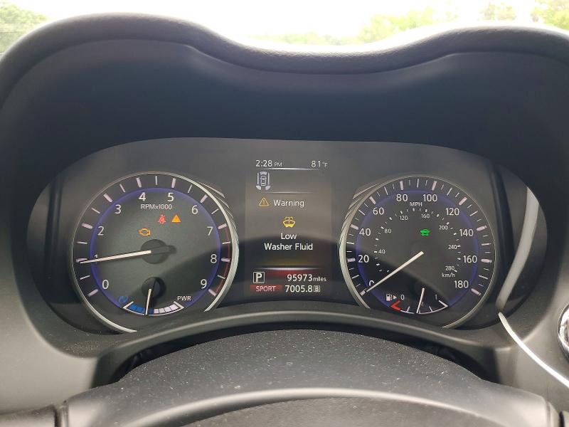 2014 Infiniti Q50 VIN JN1AV7AP5EM690843 COPART salvage auction — FRONT END, Nc - Salvage Certificate Of Title, sold $1,950 on 2026-07-24 (photo 9)