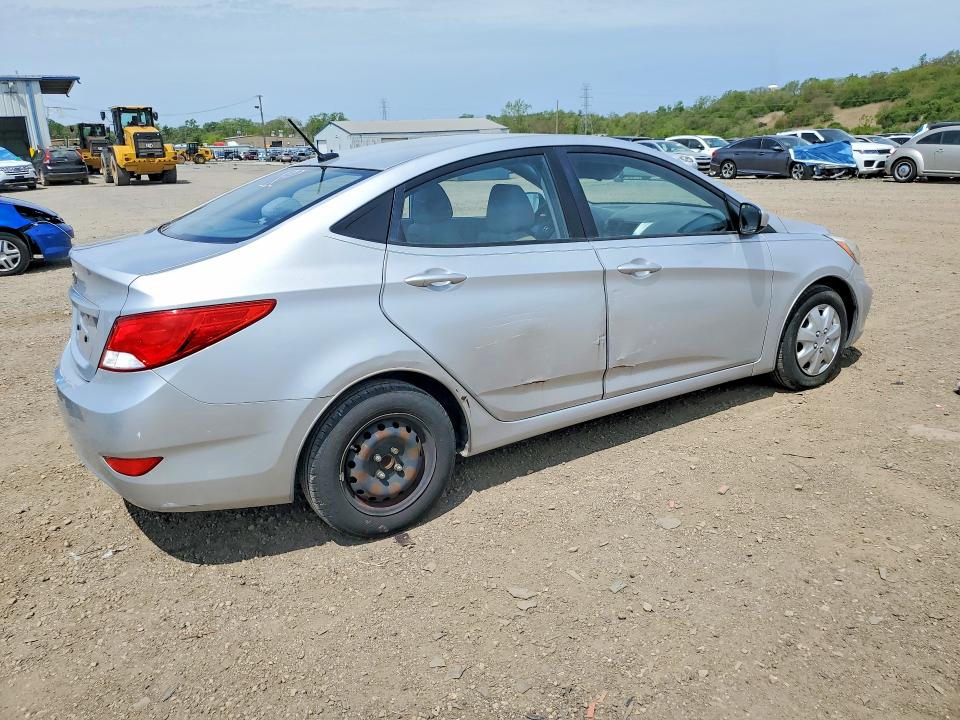 2016 Hyundai Accent VIN KMHCT4AE8GU988858 COPART salvage auction — HAIL, Il - Salvage Certificate, sold $675 on 2026-07-15 (photo 3)