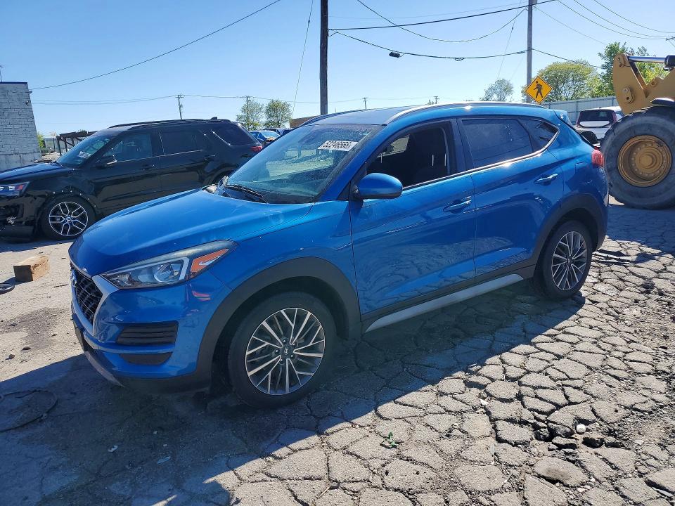 2019 Hyundai Tucson VIN KM8J33AL2KU901318 COPART salvage auction — REAR END, Il - Salvage Certificate, sold $3,950 on 2026-07-29 (photo 1)