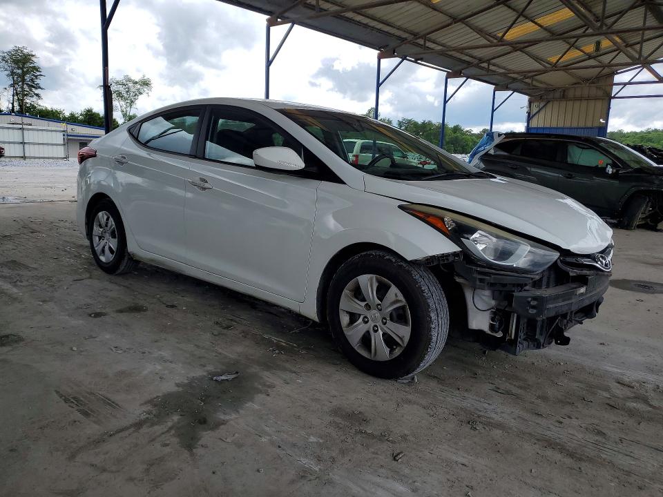 2016 Hyundai VIN 5NPDH4AEXGH665111 COPART salvage auction — FRONT END, GA - CERT OF TITLE-SALVAGE (P), sold $475 on 2026-07-02 (photo 4)