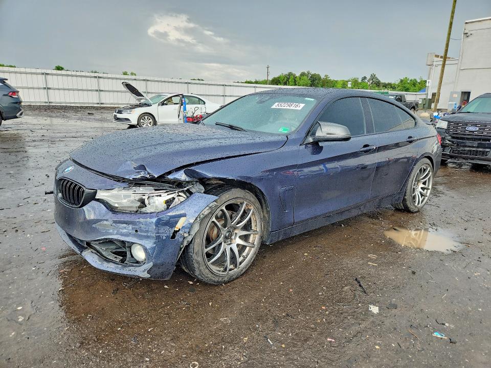 2017 BMW 4er VIN WBA4F7C50HG438436 COPART salvage auction — FRONT END, Va - Cert Of Title - Salvage, sold $3,400 on 2026-08-12 (photo 1)