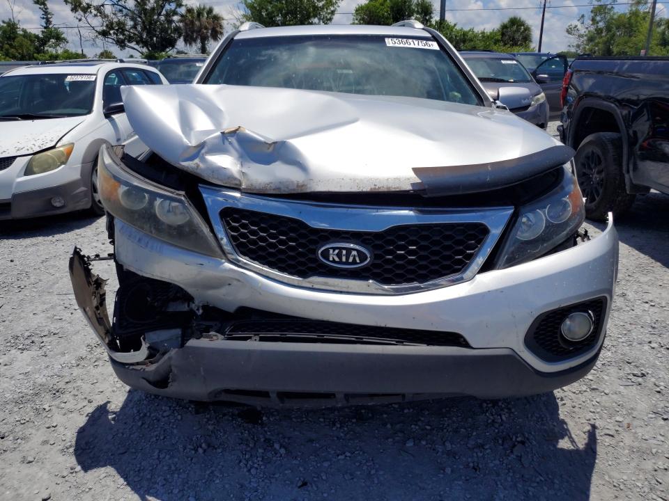 2013 Kia VIN 5XYKT4A66DG424728 COPART salvage auction — FRONT END, Fl - Certificate Of Destruction, sold $625 on 2026-07-10 (photo 5)