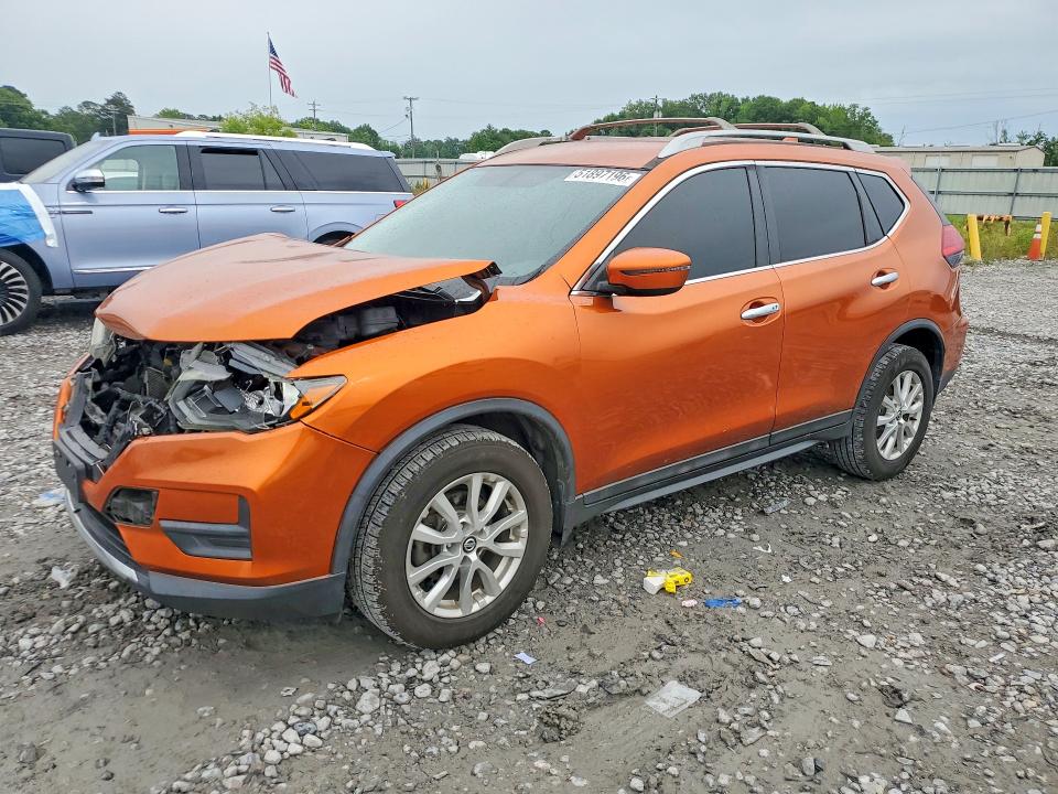 2017 Nissan Rogue VIN 5N1AT2MV4HC811349 COPART salvage auction — FRONT END, AL - CERT OF TITLE-SALVAGE TITLE, sold $1,250 on 2026-07-02 (photo 1)