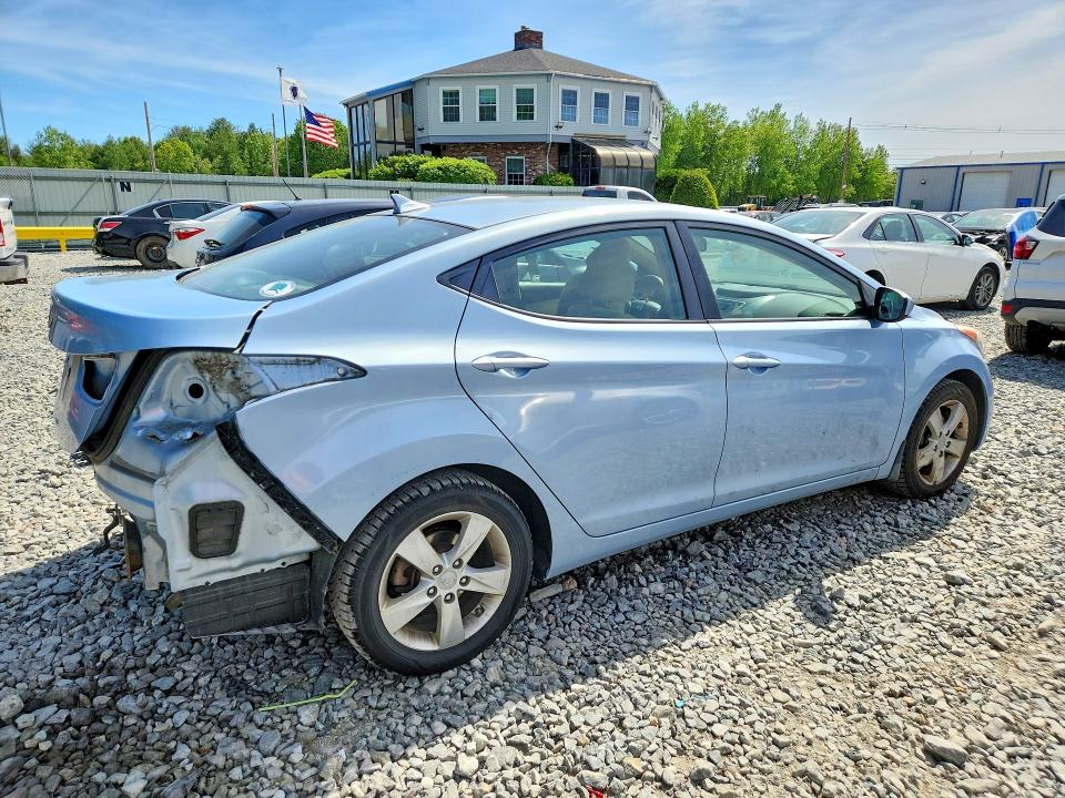 2012 Hyundai VIN KMHDH4AE3CU413549 COPART salvage auction — REAR END, Ma - Cert Of Title-Reconstrctd Coll, sold $425 on 2026-07-30 (photo 3)