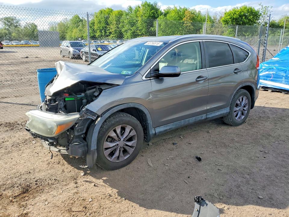 2012 Honda Cr-v VIN JHLRM4H71CC004682 COPART salvage auction — FRONT END, Pa - Certificate Of Salvage, sold $1,250 on 2026-07-06 (photo 1)
