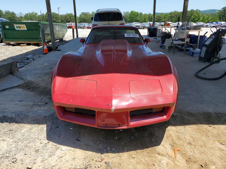 1981 Chevrolet Corvette VIN 1G1AY8766BS429715 COPART salvage auction — MINOR DENT/SCRATCHES, Va - Certificate Of Title, sold $8,600 on 2026-07-28 (photo 5)