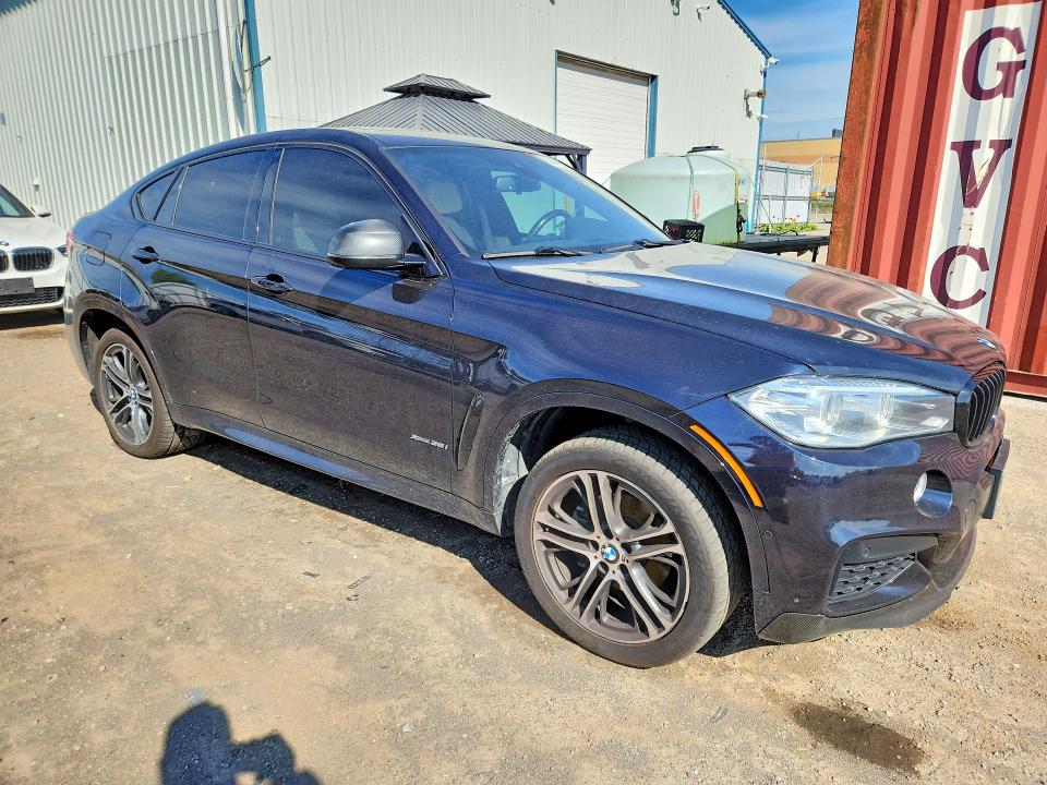 2017 BMW X6 VIN 5UXKU2C54H0N85210 COPART salvage auction — REAR END, On - Permit No Brand - Unfit, sold $9,000 on 2026-07-07 (photo 4)