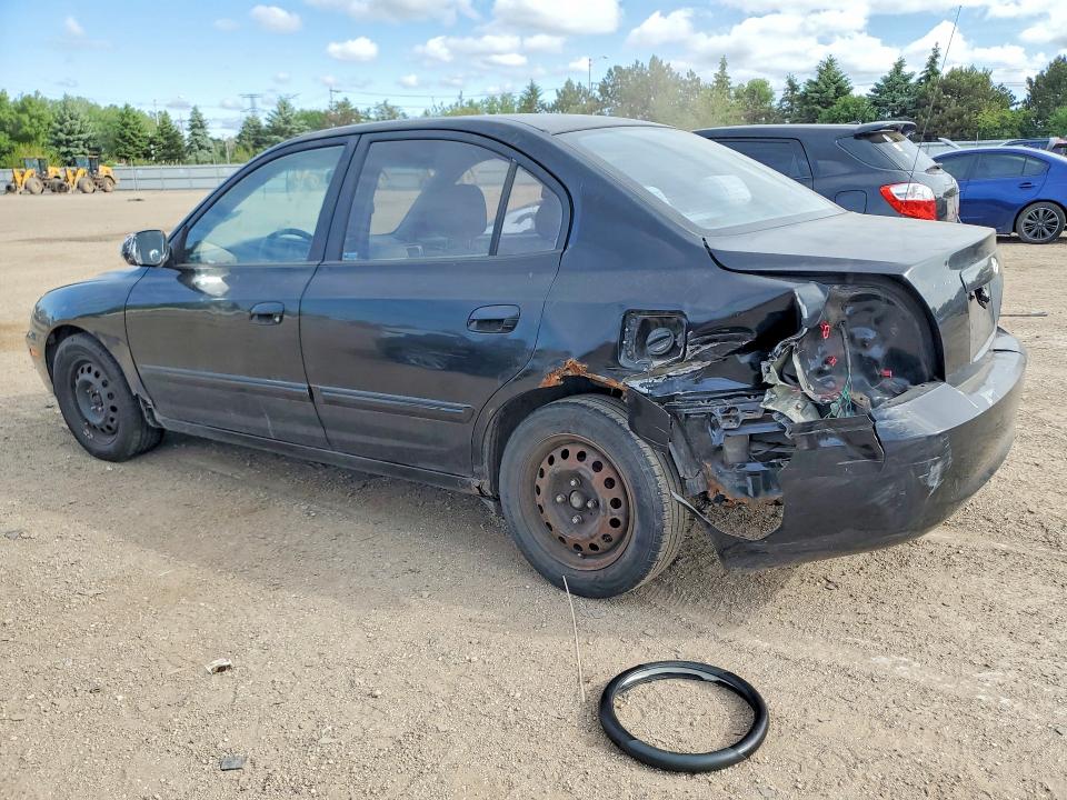 2006 Hyundai Elantra VIN KMHDN46D96U365553 COPART salvage auction — REAR END, Il - Salvage Certificate, sold $250 on 2026-07-02 (photo 2)