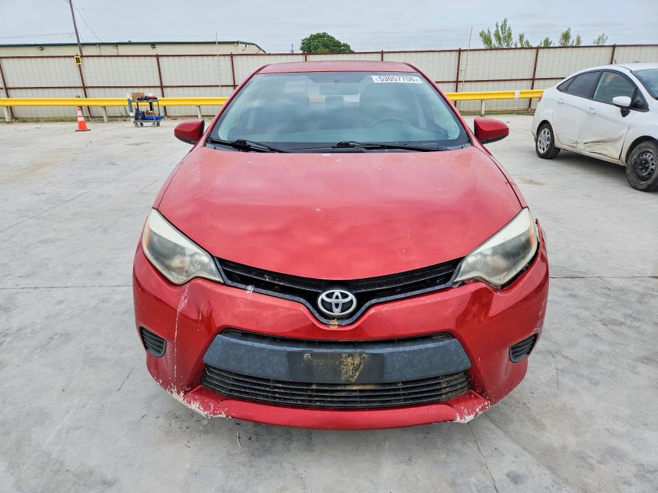 2014 Toyota Corolla VIN 5YFBURHE7EP019224 COPART salvage auction — REAR END, Tx - Salvage Vehicle Title, sold $1,000 on 2026-07-14 (photo 5)
