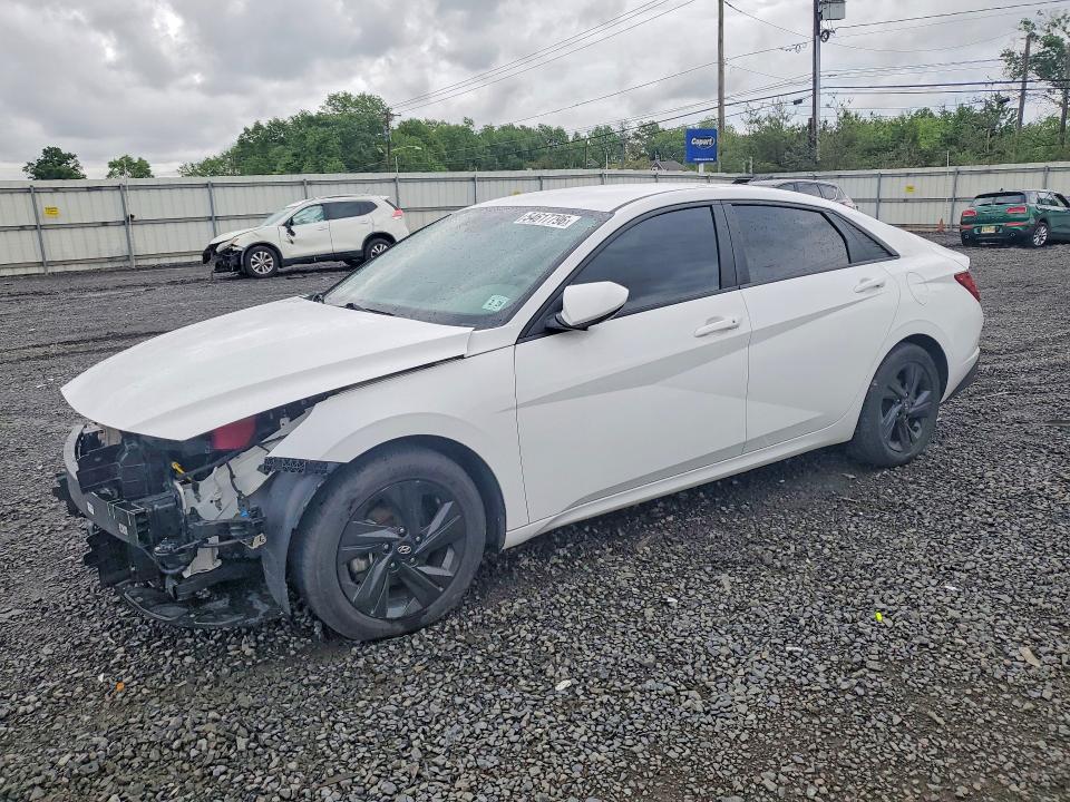 2023 Hyundai Elantra VIN KMHLM4AJ5PU055168 COPART salvage auction — FRONT END, NJ - CERT OF TITLE-SALVAGE, sold $3,850 on 2026-07-24 (photo 1)