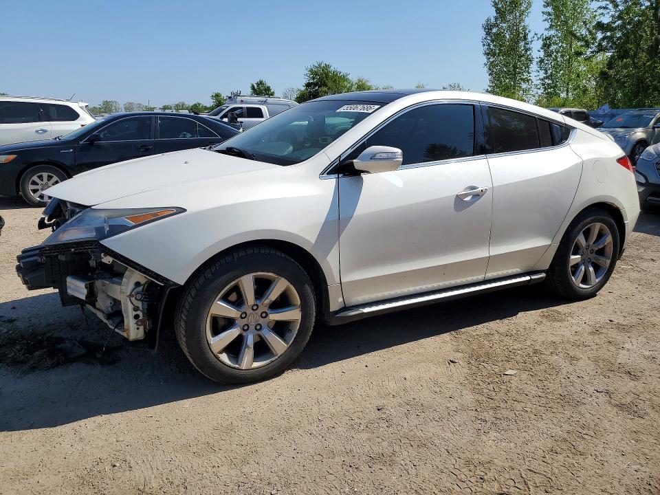 2010 Acura Zdx VIN 2HNYB1H44AH000326 COPART salvage auction — FRONT END, On - Permit No Brand - Unfit, sold $2,750 on 2026-07-07 (photo 1)
