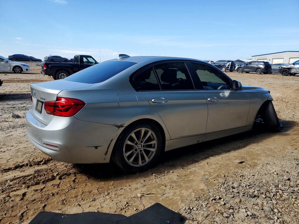 2018 BMW 3er VIN WBA8A9C54JAD28030 COPART salvage auction — UNDERCARRIAGE, GA - CERT OF TITLE-SALVAGE, sold $1,050 on 2026-07-24 (photo 3)