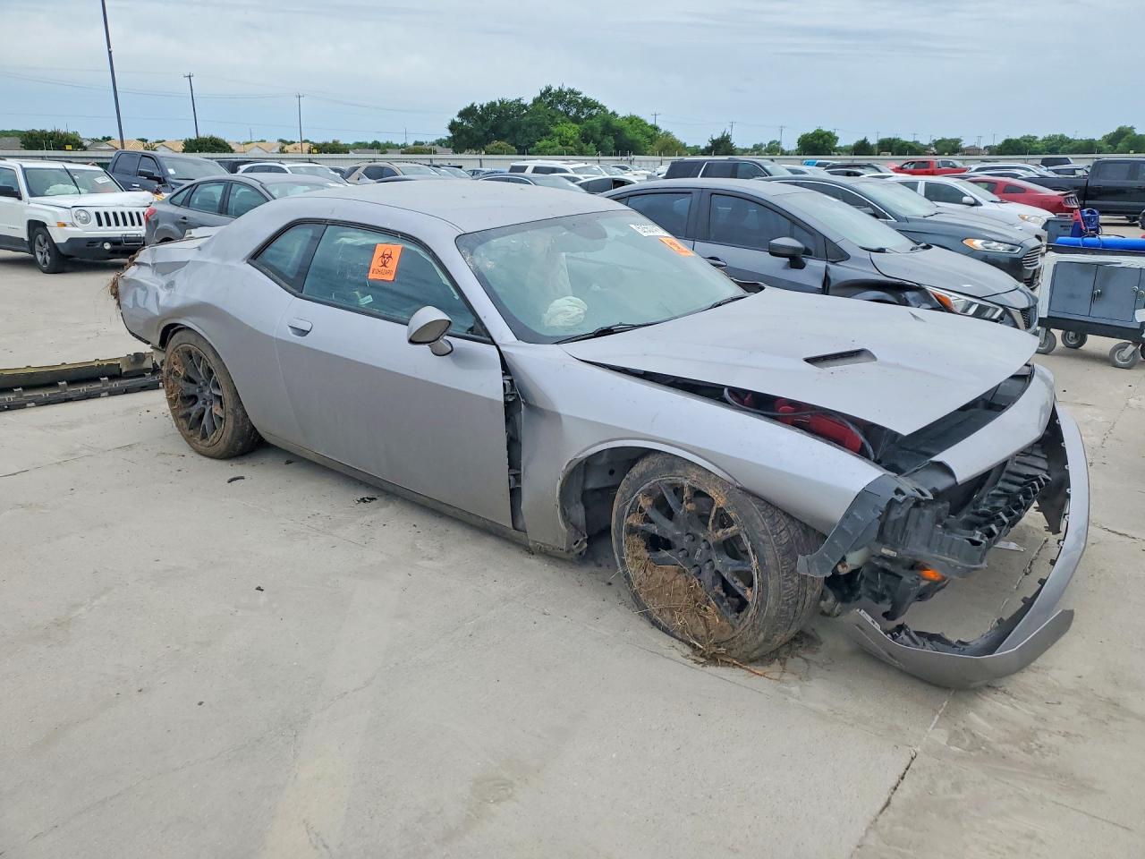 2016 Dodge Challenger VIN 2C3CDZAGXGH280439 COPART salvage auction — Front End, TX - SALVAGE VEHICLE TITLE, sold $900 on 2026-07-02 (photo 4)