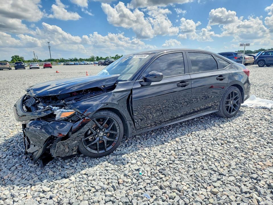 2025 Honda Civic VIN 2HGFE2F56SH596094 COPART salvage auction — FRONT END, Fl - Cert Of Title Slvg Rebuildable, sold $6,300 on 2026-07-02 (photo 1)