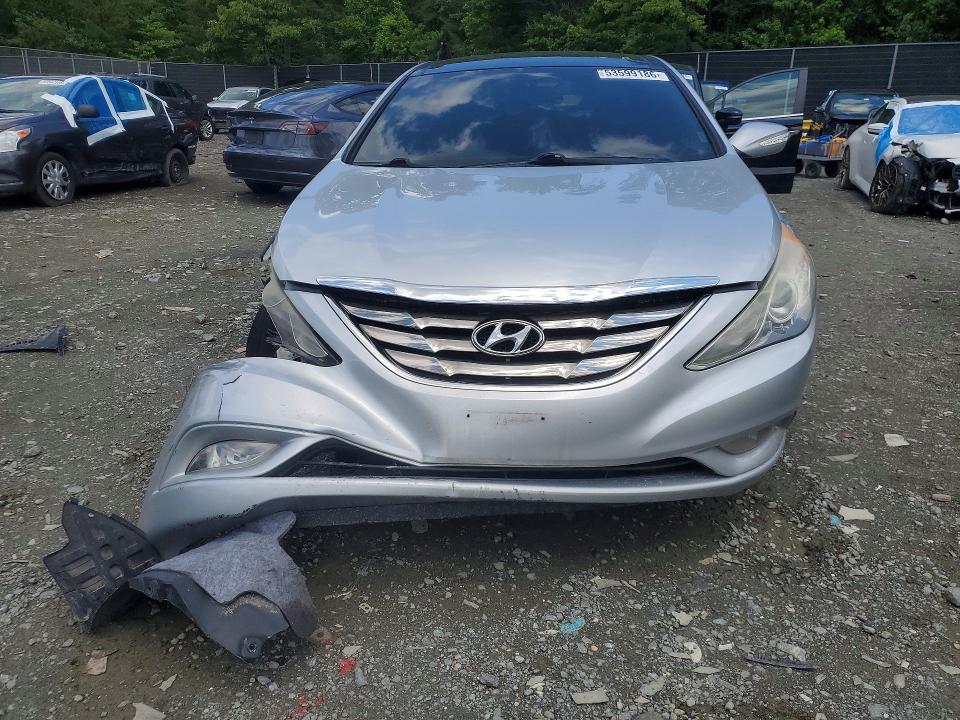 2012 Hyundai Sonata VIN 5NPEC4AC9CH357360 COPART salvage auction — FRONT END, Md - Cert Of Salvage > 75% Damage, sold $225 on 2026-07-28 (photo 5)