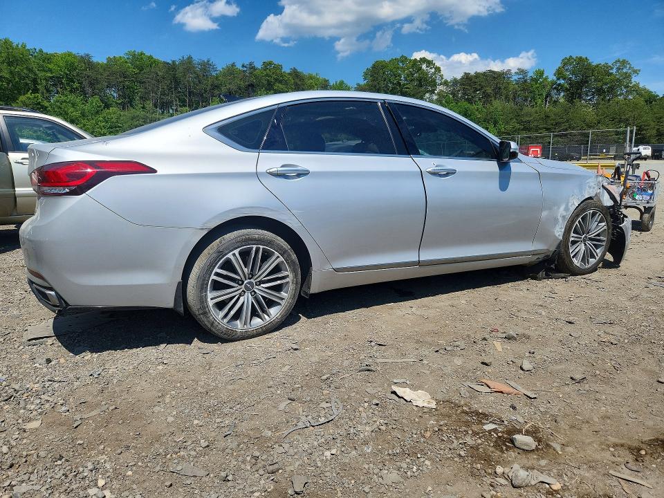 2018 Genesis G80 VIN KMHGN4JE7JU246227 COPART salvage auction — FRONT END, Md - Cert Of Salvage > 75% Damage, sold $2,100 on 2026-07-31 (photo 3)