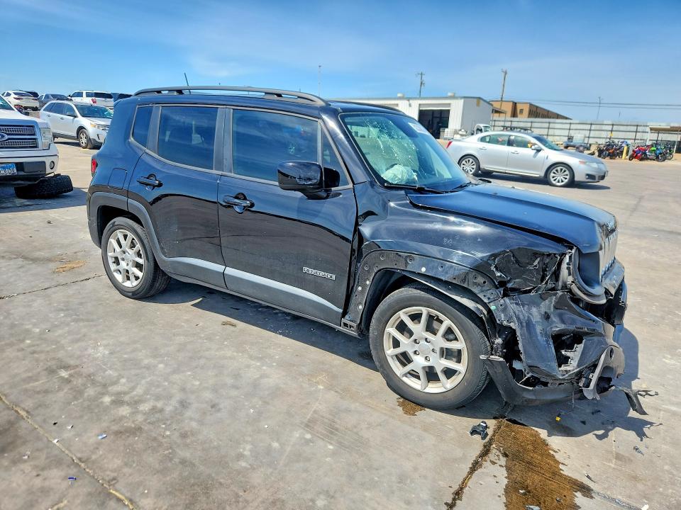 2020 Jeep Renegade VIN ZACNJABBXLPL43160 COPART salvage auction — FRONT END, Tx - Salvage Vehicle Title, sold $2,250 on 2026-07-16 (photo 4)