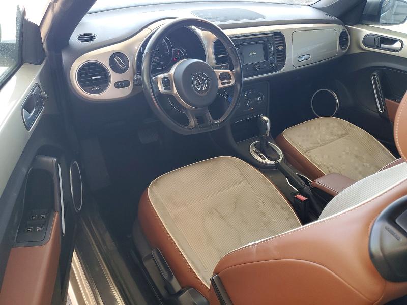 2015 Volkswagen Beetle VIN 3VW517AT4FM823568 COPART salvage auction — REAR END, Tx - Salvage Vehicle Title, sold $125 on 2026-07-10 (photo 8)