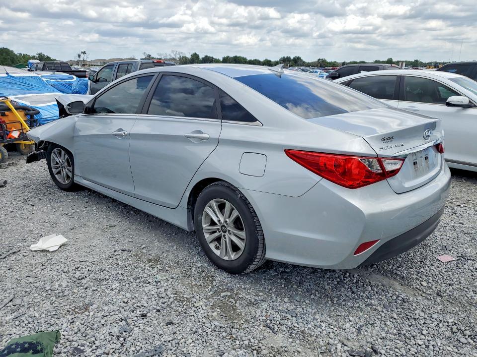 2014 Hyundai VIN 5NPEB4ACXEH919434 COPART salvage auction — FRONT END, Fl - Certificate Of Destruction, sold $900 on 2026-07-31 (photo 2)